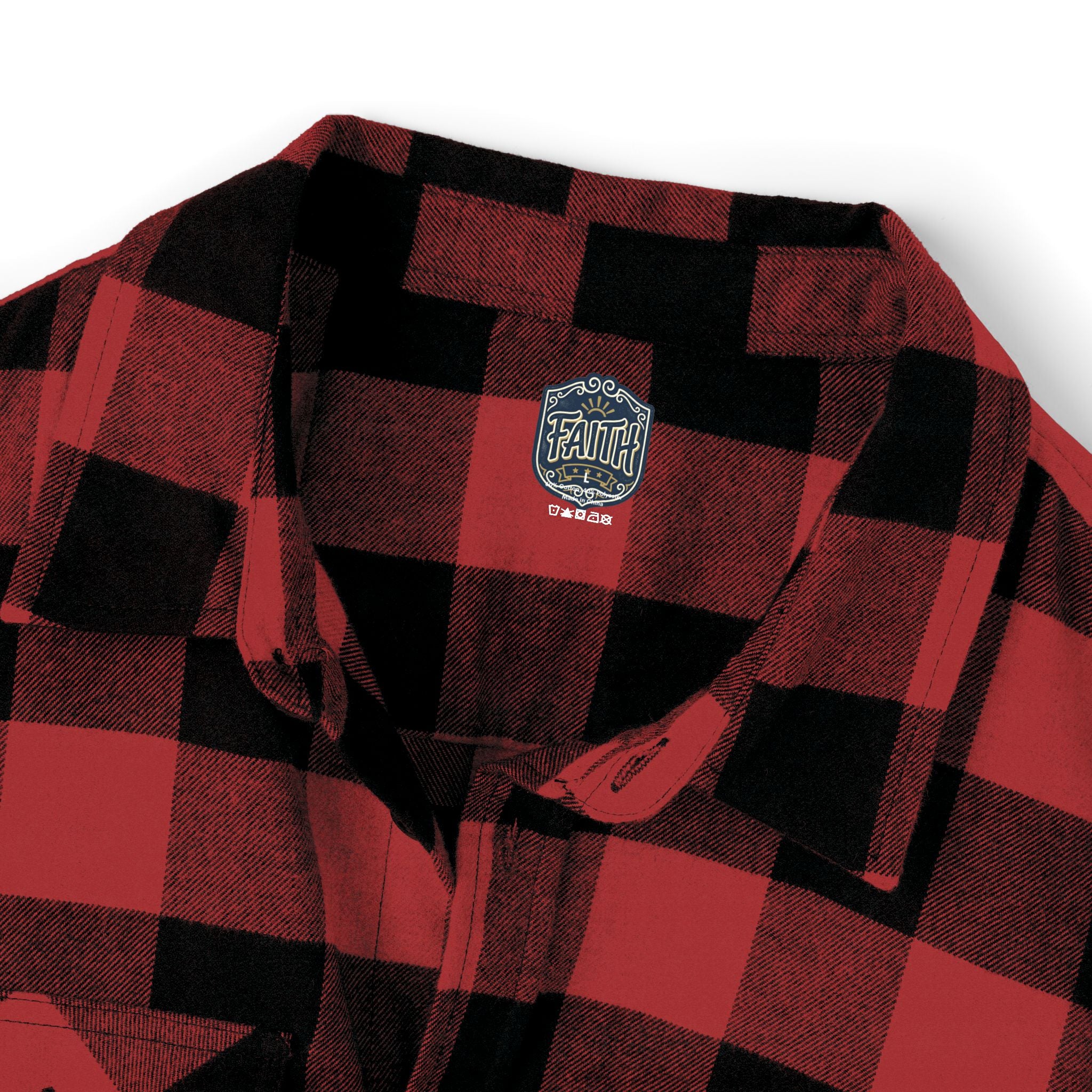 Olive & Black Buffalo Plaid Flannel Shirt