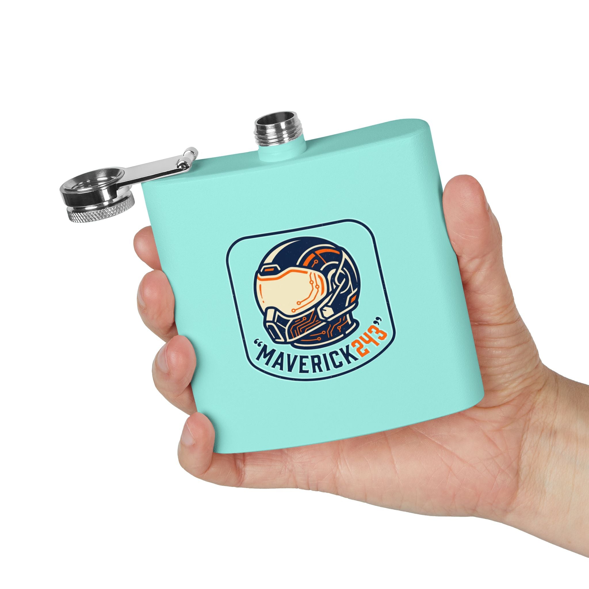Stainless Steel Flask, 6oz
