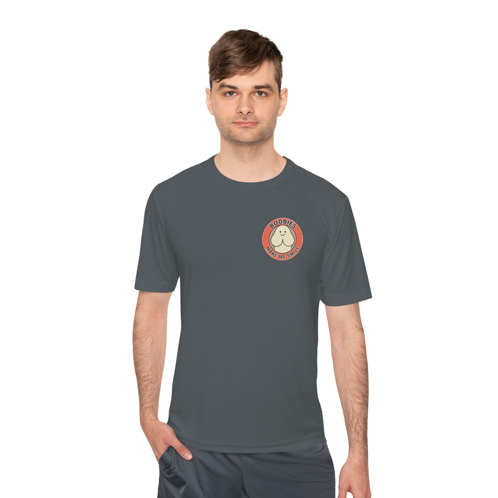Boobies Make Me Smile Tee — Funny Retro Graphic Shirt
