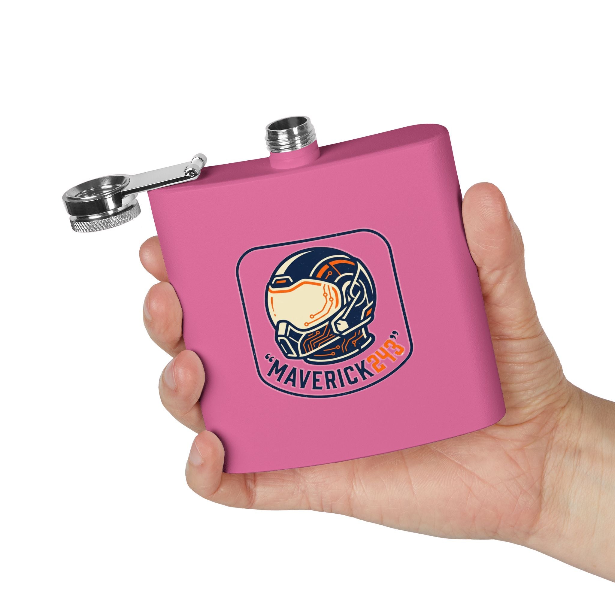Stainless Steel Flask, 6oz