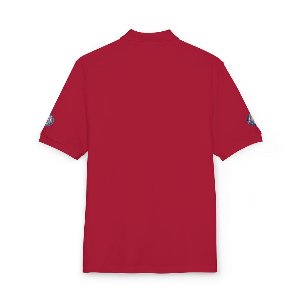 Embroidered Floral Crest Polo