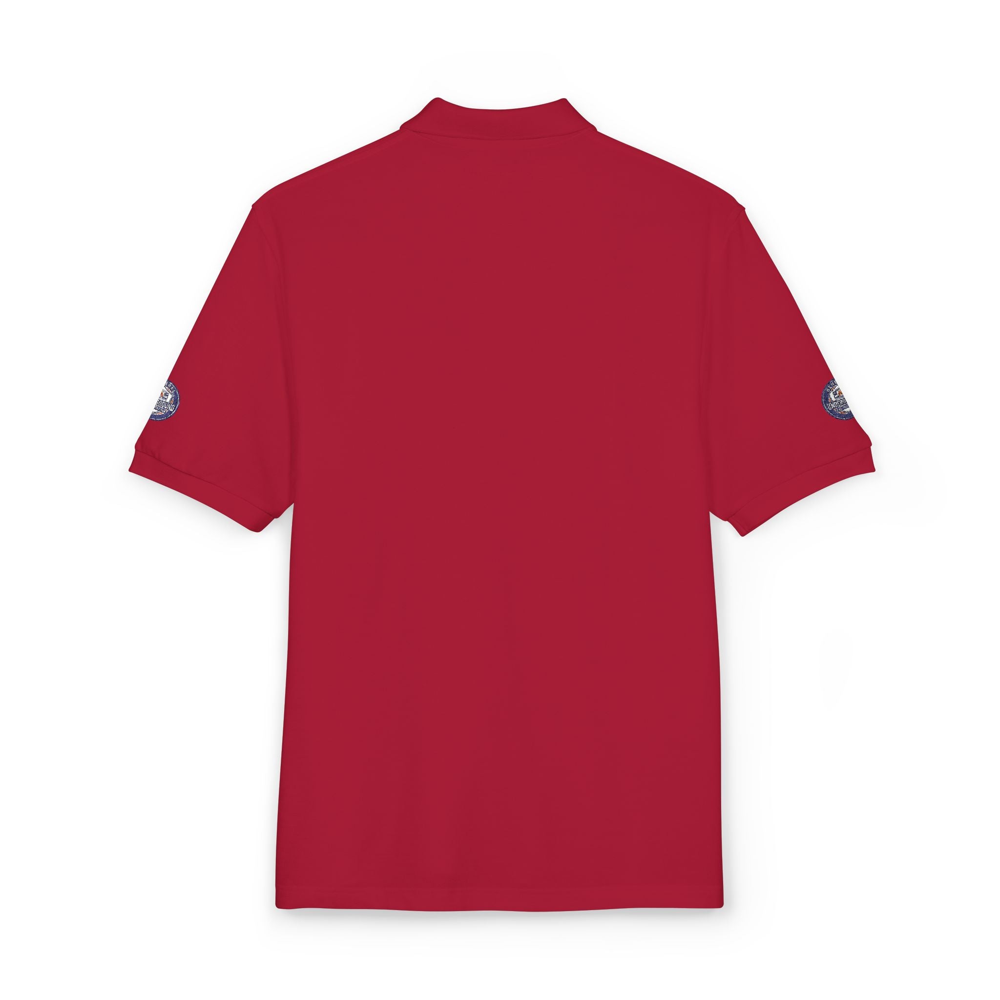 Embroidered Floral Crest Polo