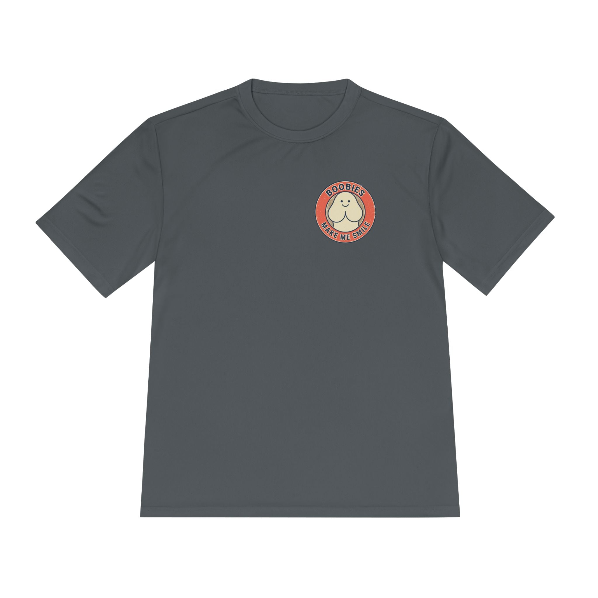 Boobies Make Me Smile Tee — Funny Retro Graphic Shirt