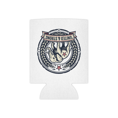 Can Cooler — United & Strong Elephant Emblem Neoprene Can Koozie