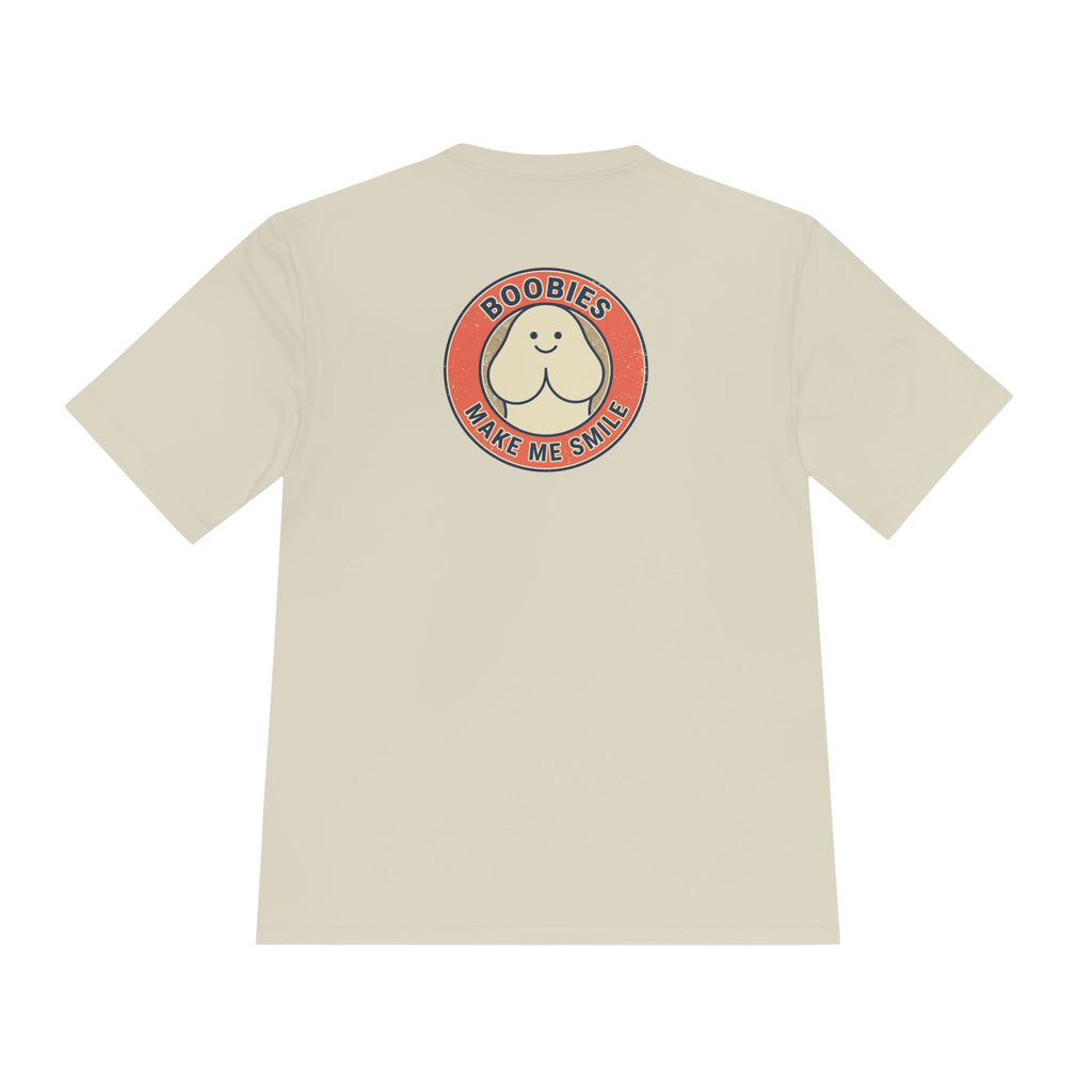 Boobies Make Me Smile Tee — Funny Retro Graphic Shirt