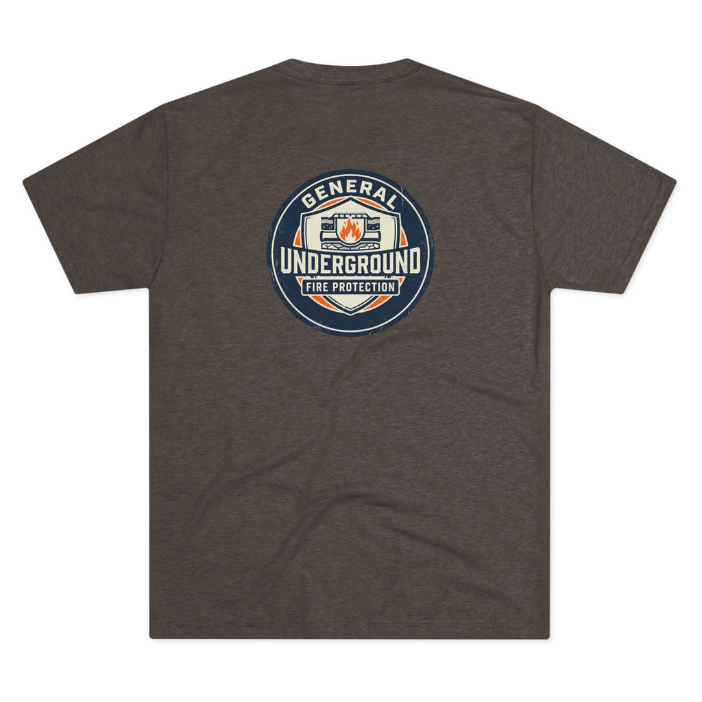 Fire Protection Logo Tee — "General Underground" Badge T-Shirt