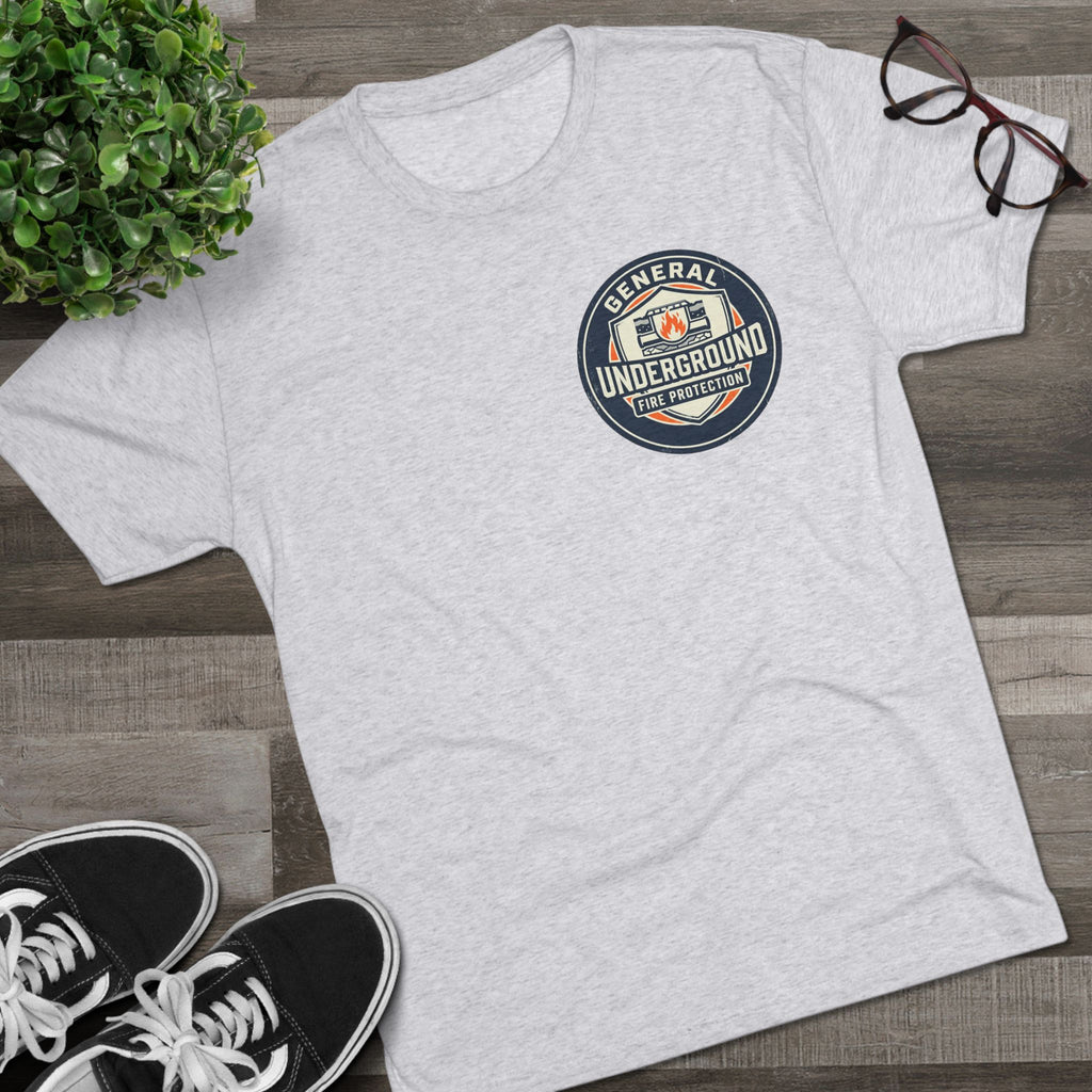 Fire Protection Logo Tee — "General Underground" Badge T-Shirt