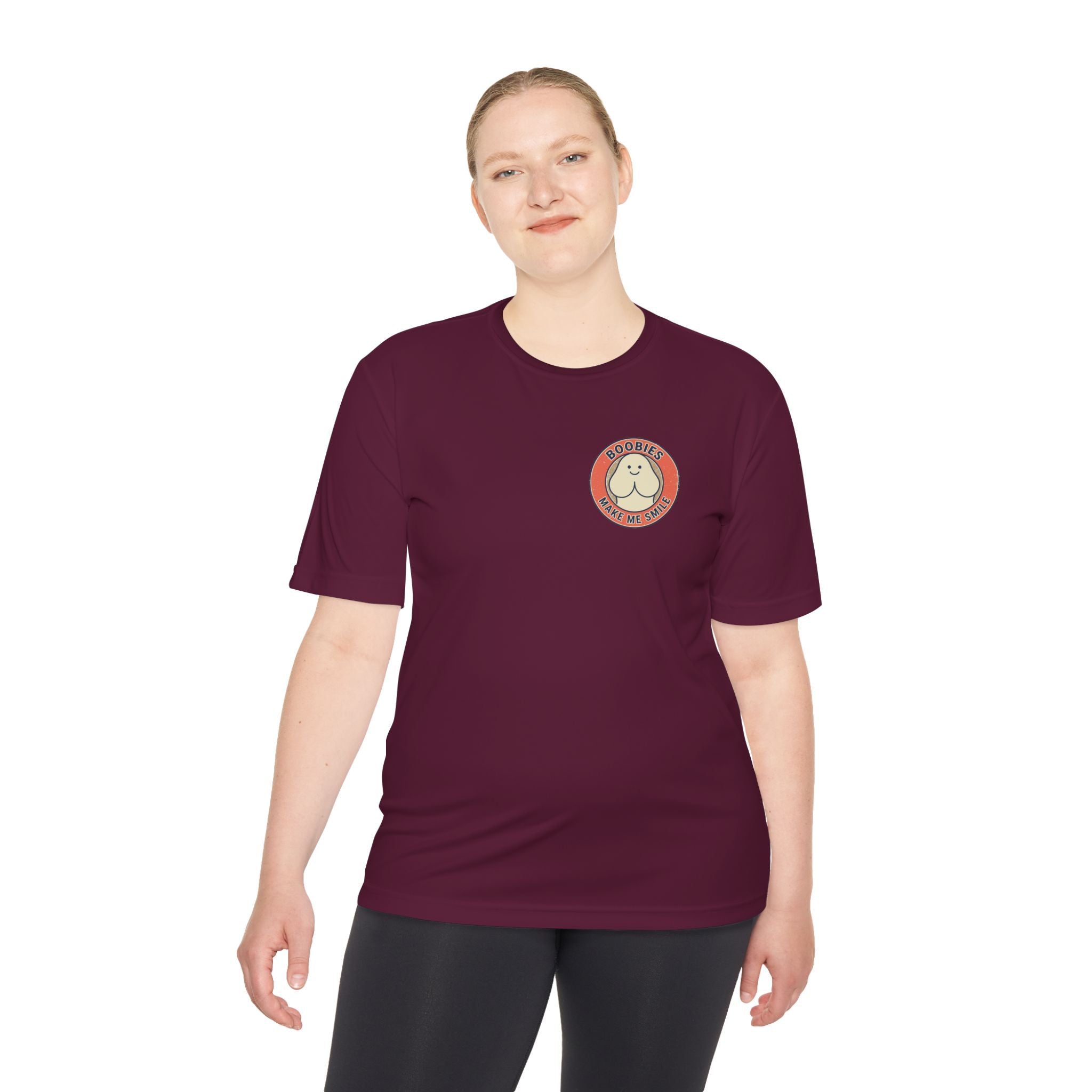 Boobies Make Me Smile Tee — Funny Retro Graphic Shirt