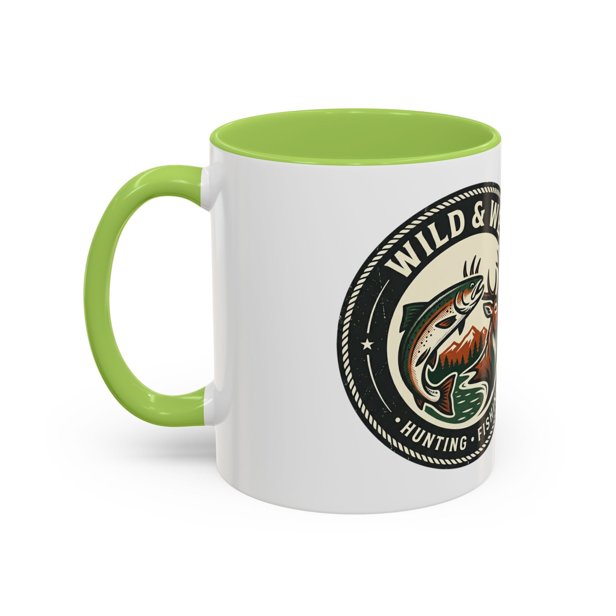 Wild & Wet Coffee Mug — Hunting & Fishing Accent Mug (11/15oz)