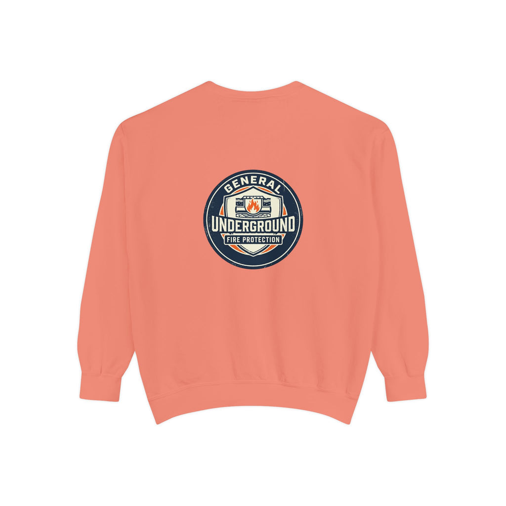Vintage 'General Underground' Logo Sweatshirt — Distressed Retro Crewneck