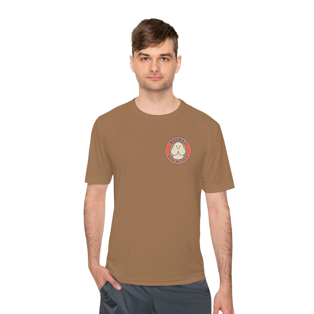 Boobies Make Me Smile Tee — Funny Retro Graphic Shirt