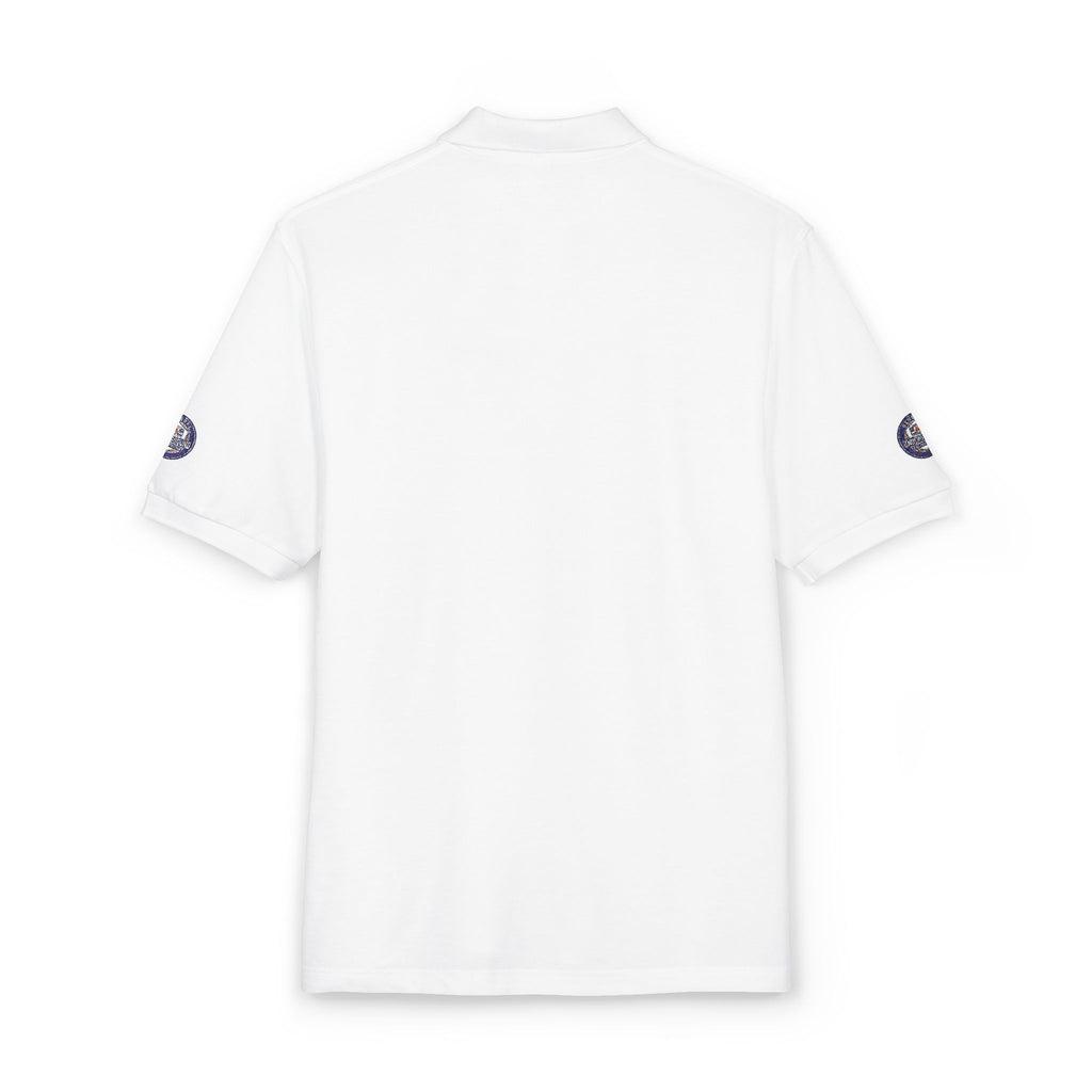 Embroidered Floral Crest Polo