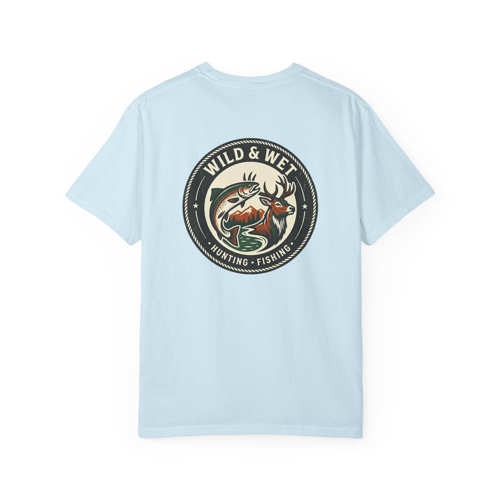 Hunting & Fishing Logo T-Shirt — "Wild & Wet" Outdoor Graphic Tee