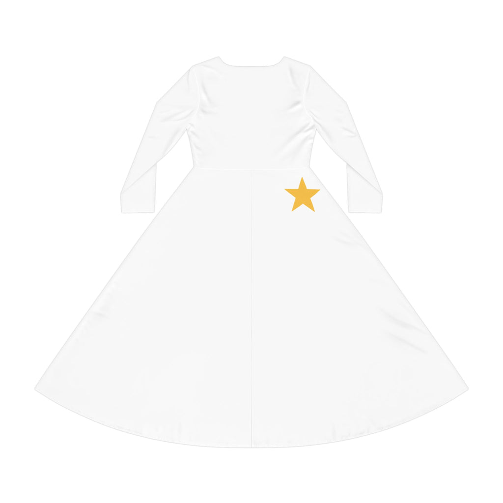 Women's Long Sleeve Dance Dress (AOP)