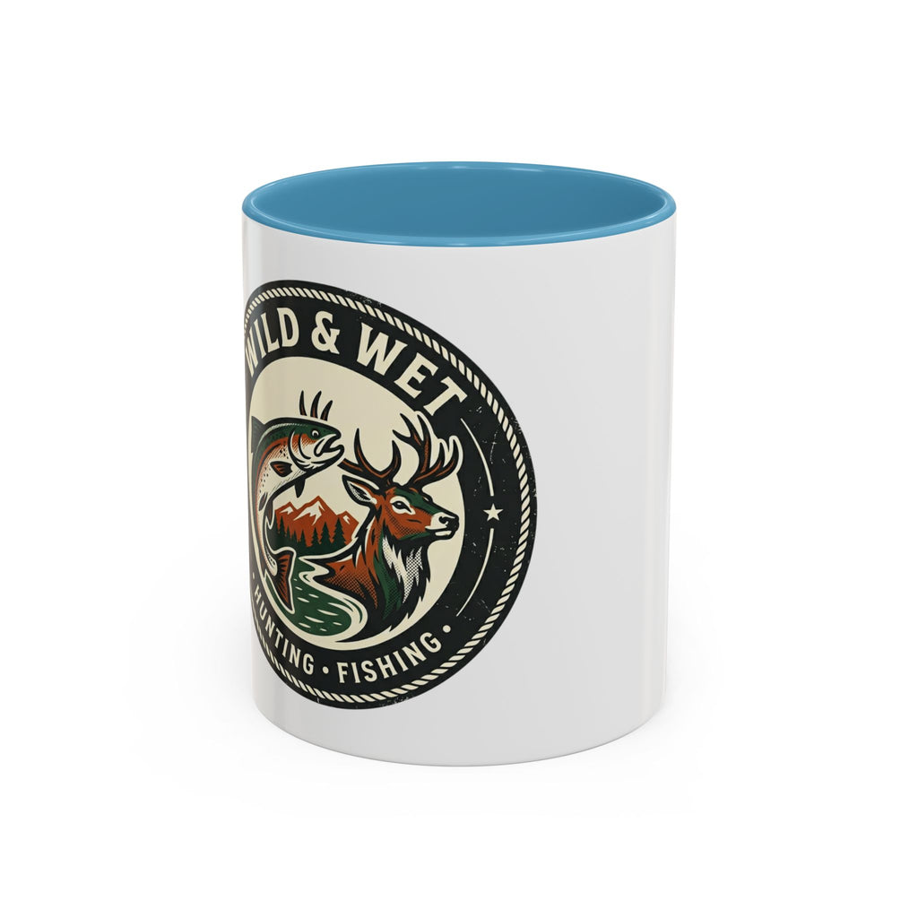 Wild & Wet Coffee Mug — Hunting & Fishing Accent Mug (11/15oz)