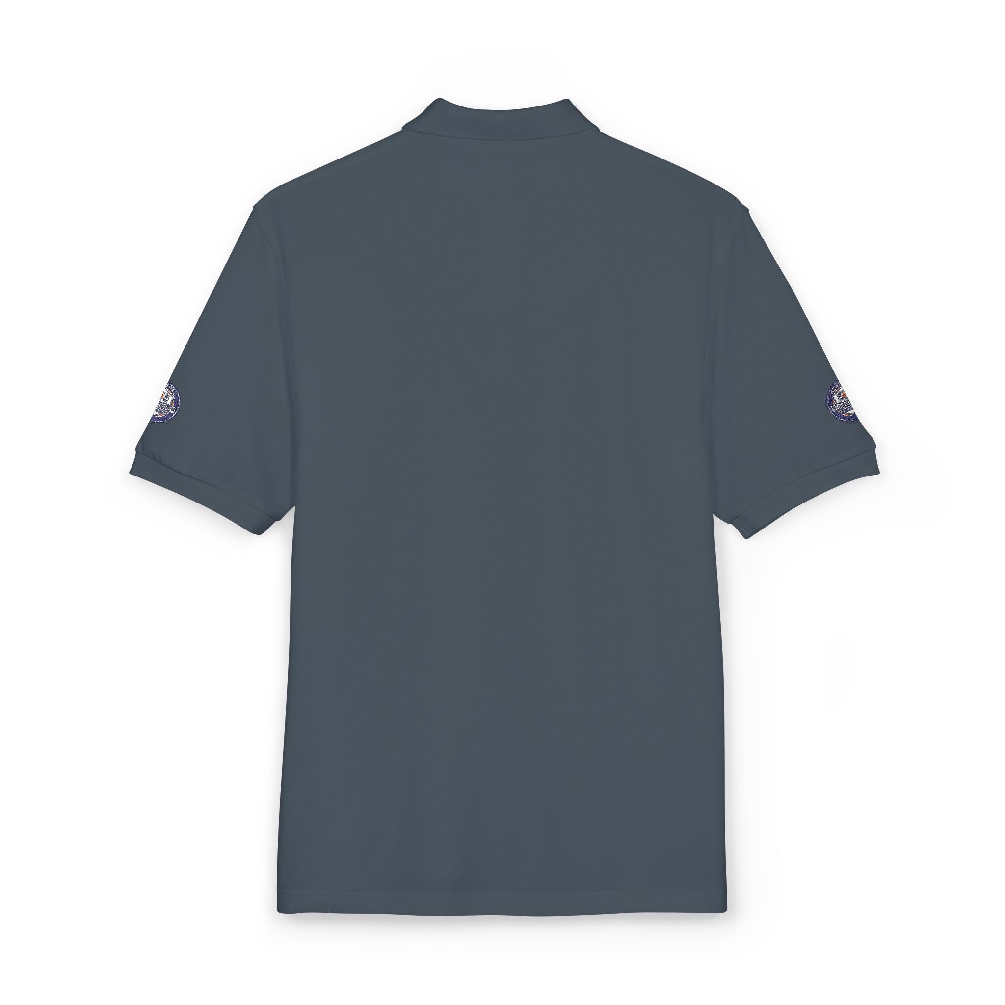 Embroidered Floral Crest Polo
