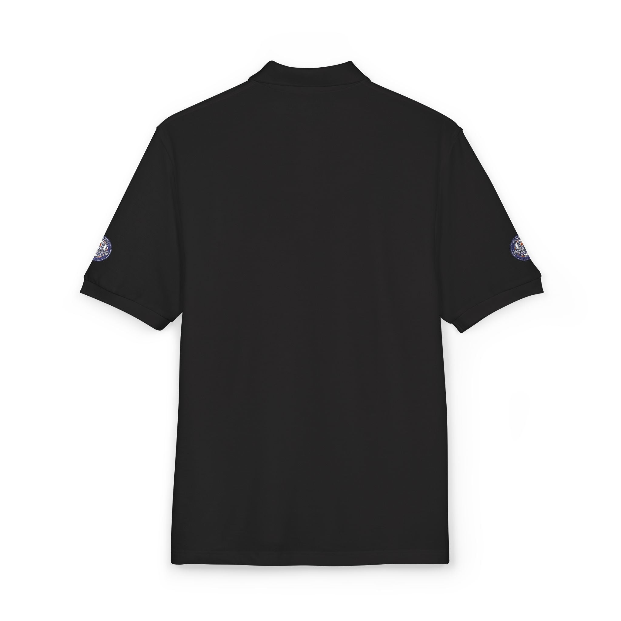 Embroidered Floral Crest Polo