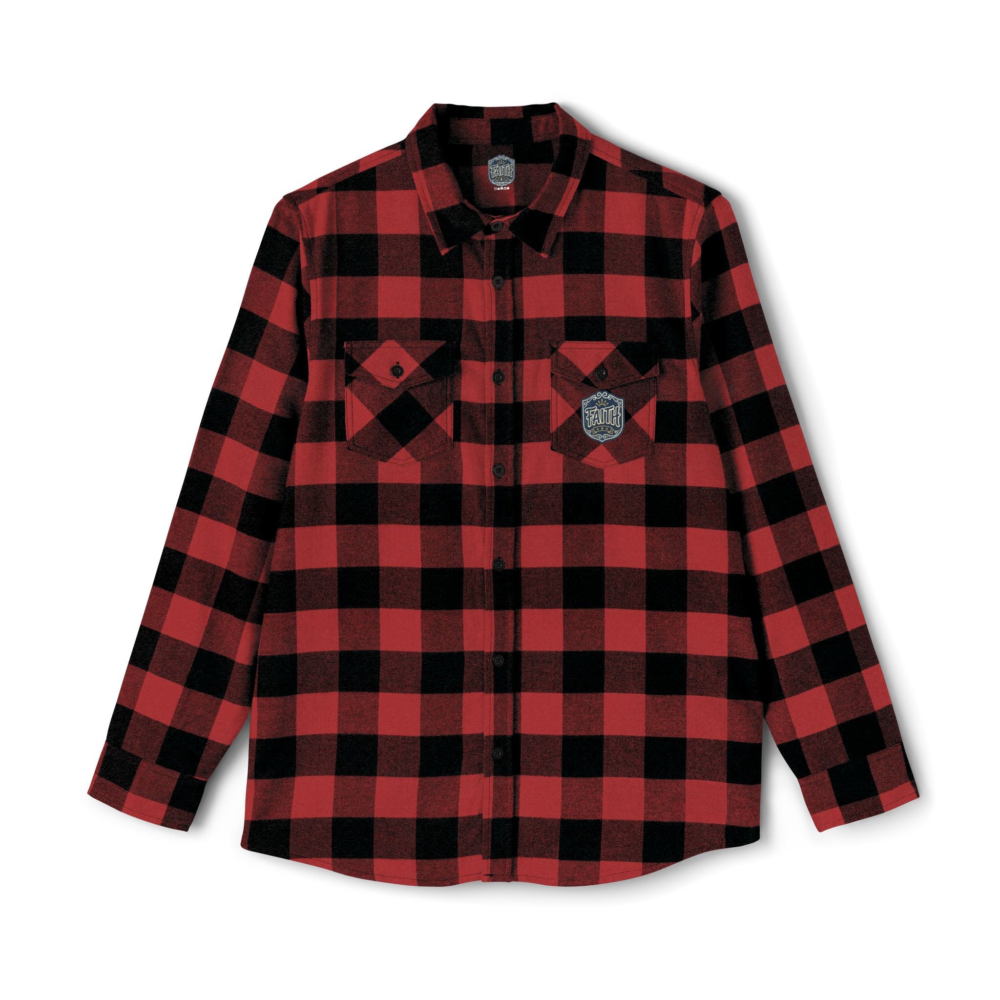 Olive & Black Buffalo Plaid Flannel Shirt