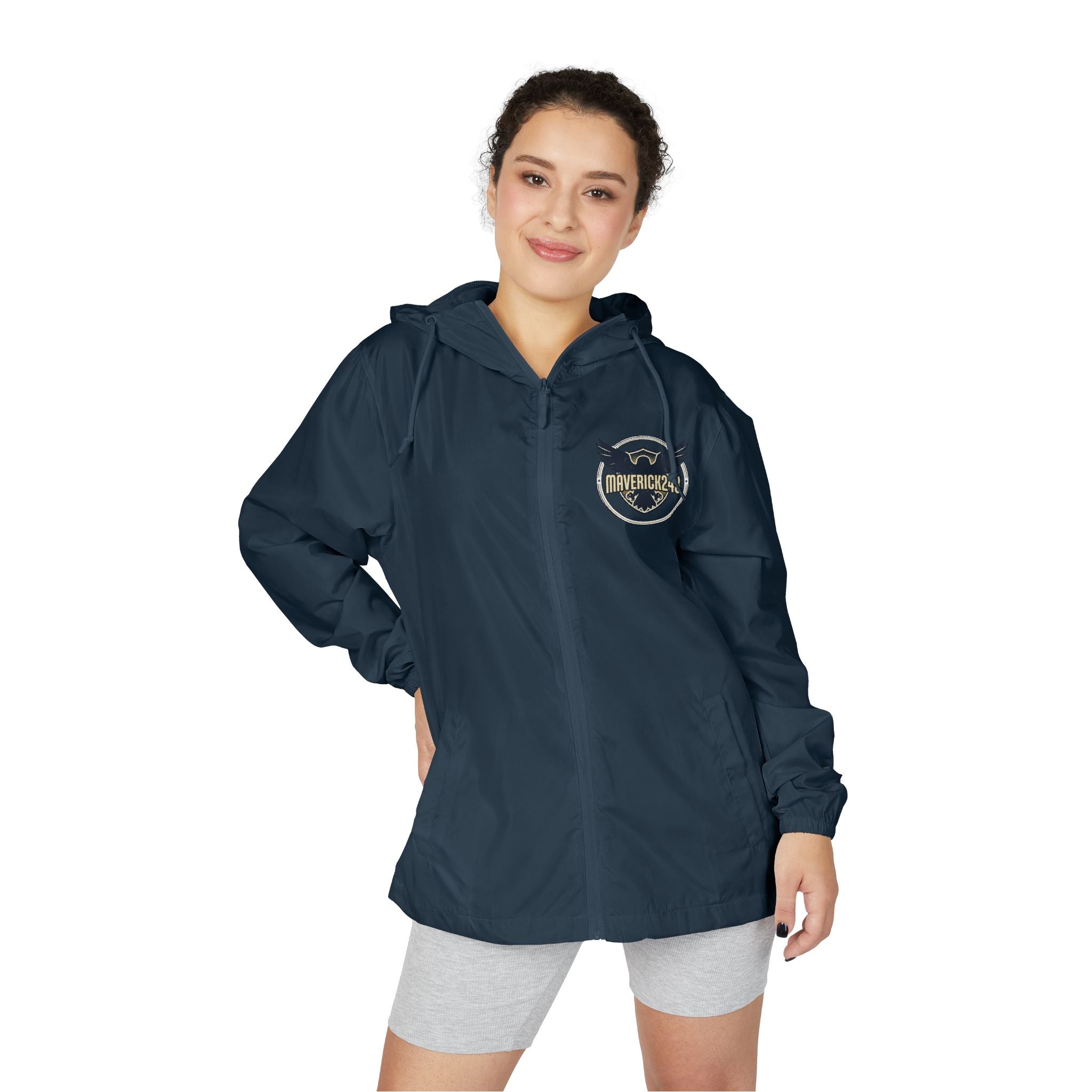 Windbreaker Jacket — Vintage Eagle Crest Logo