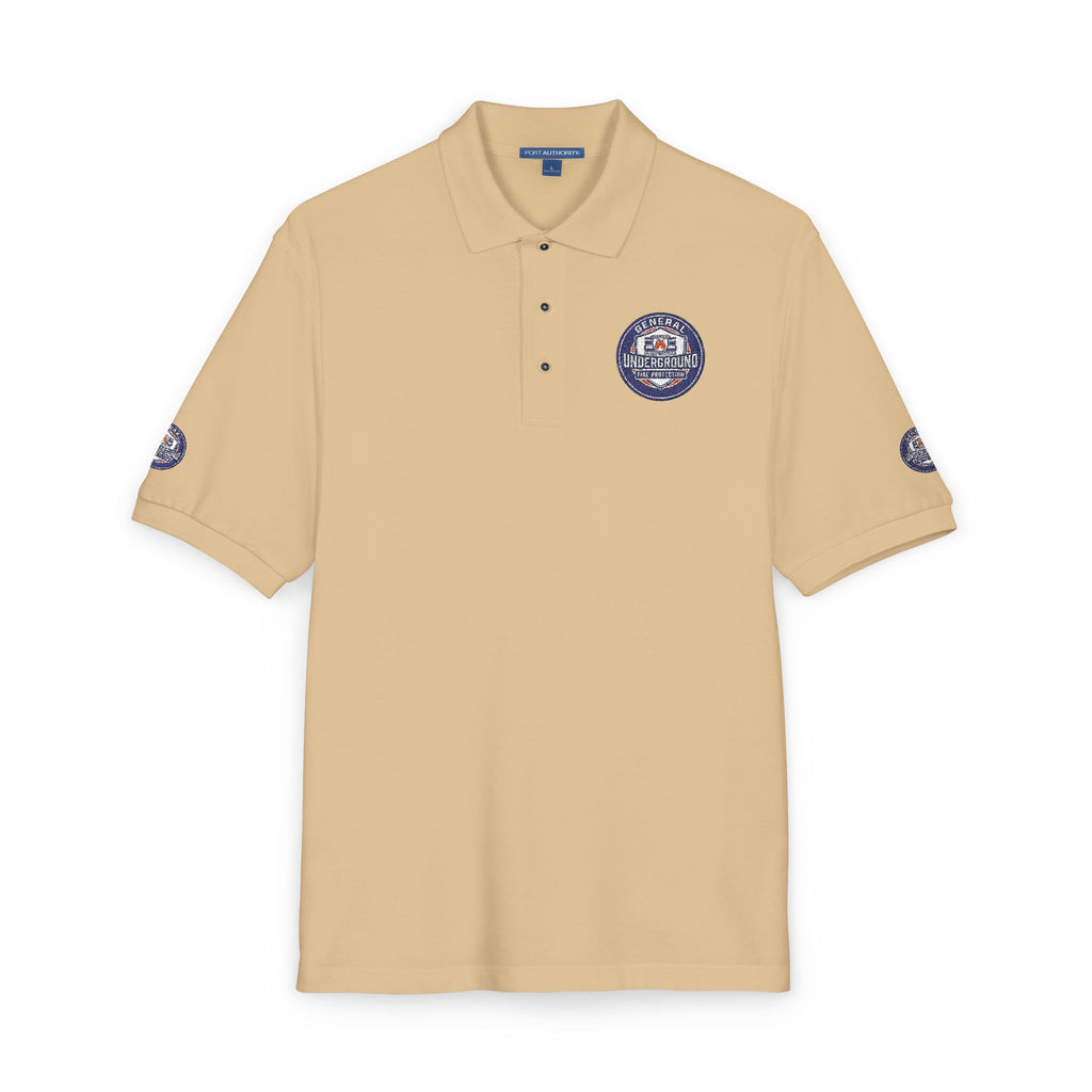 Embroidered Floral Crest Polo