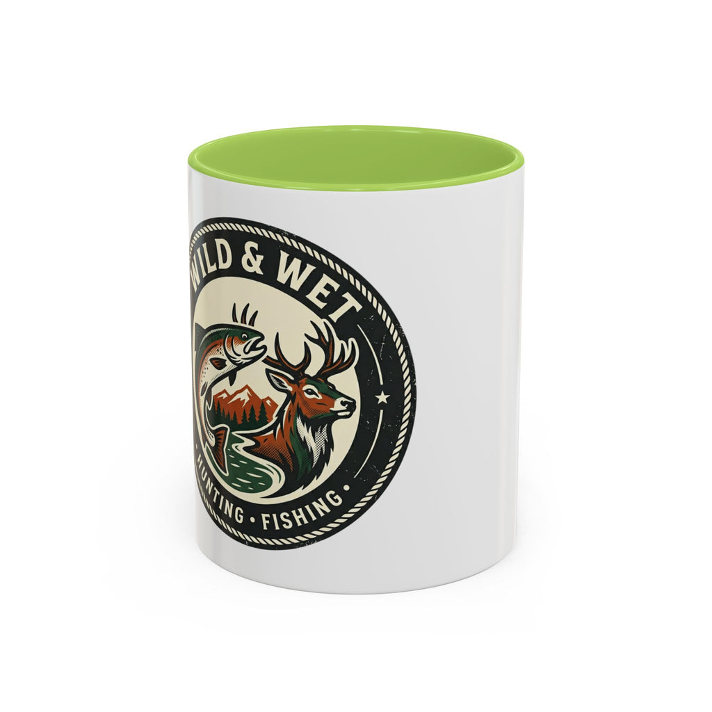 Wild & Wet Coffee Mug — Hunting & Fishing Accent Mug (11/15oz)