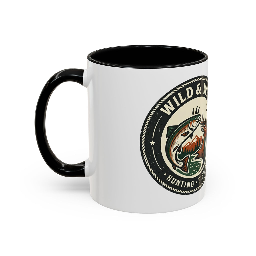 Wild & Wet Coffee Mug — Hunting & Fishing Accent Mug (11/15oz)