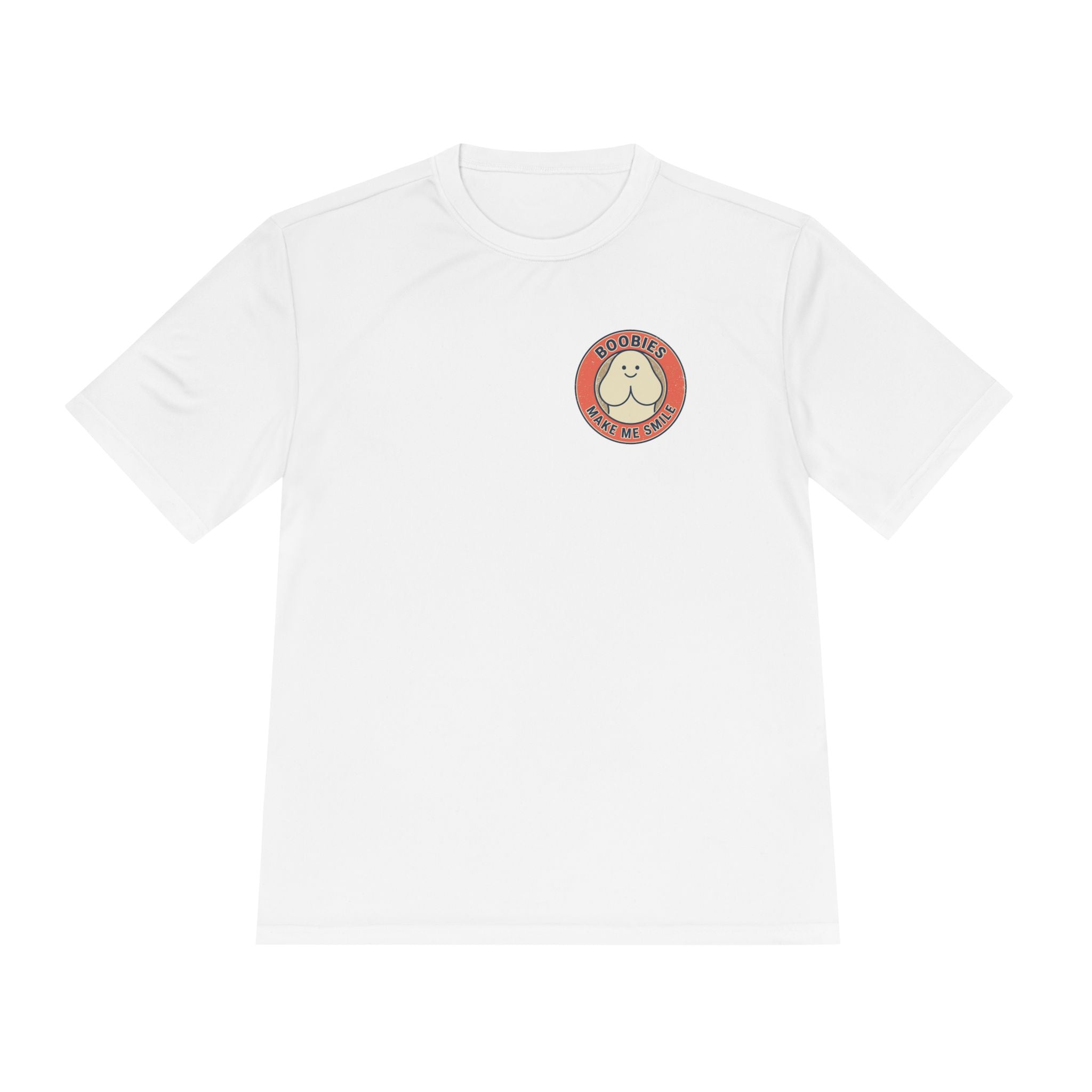 Boobies Make Me Smile Tee — Funny Retro Graphic Shirt