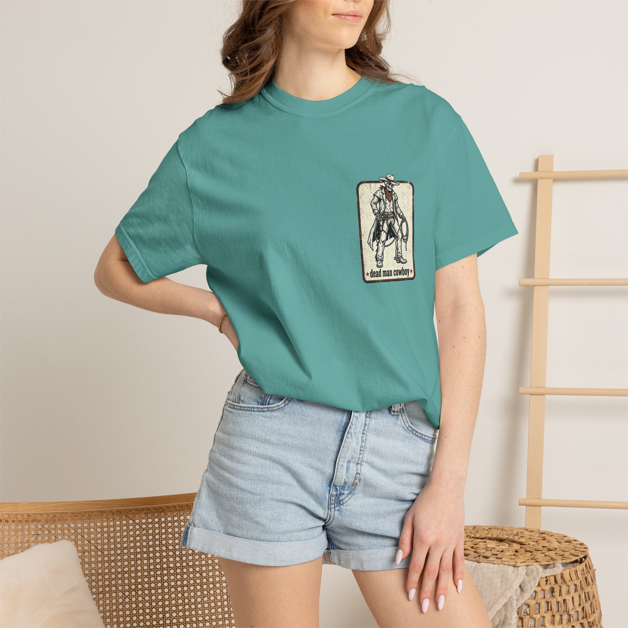 Dead Man Cowboy Graphic T‑Shirt