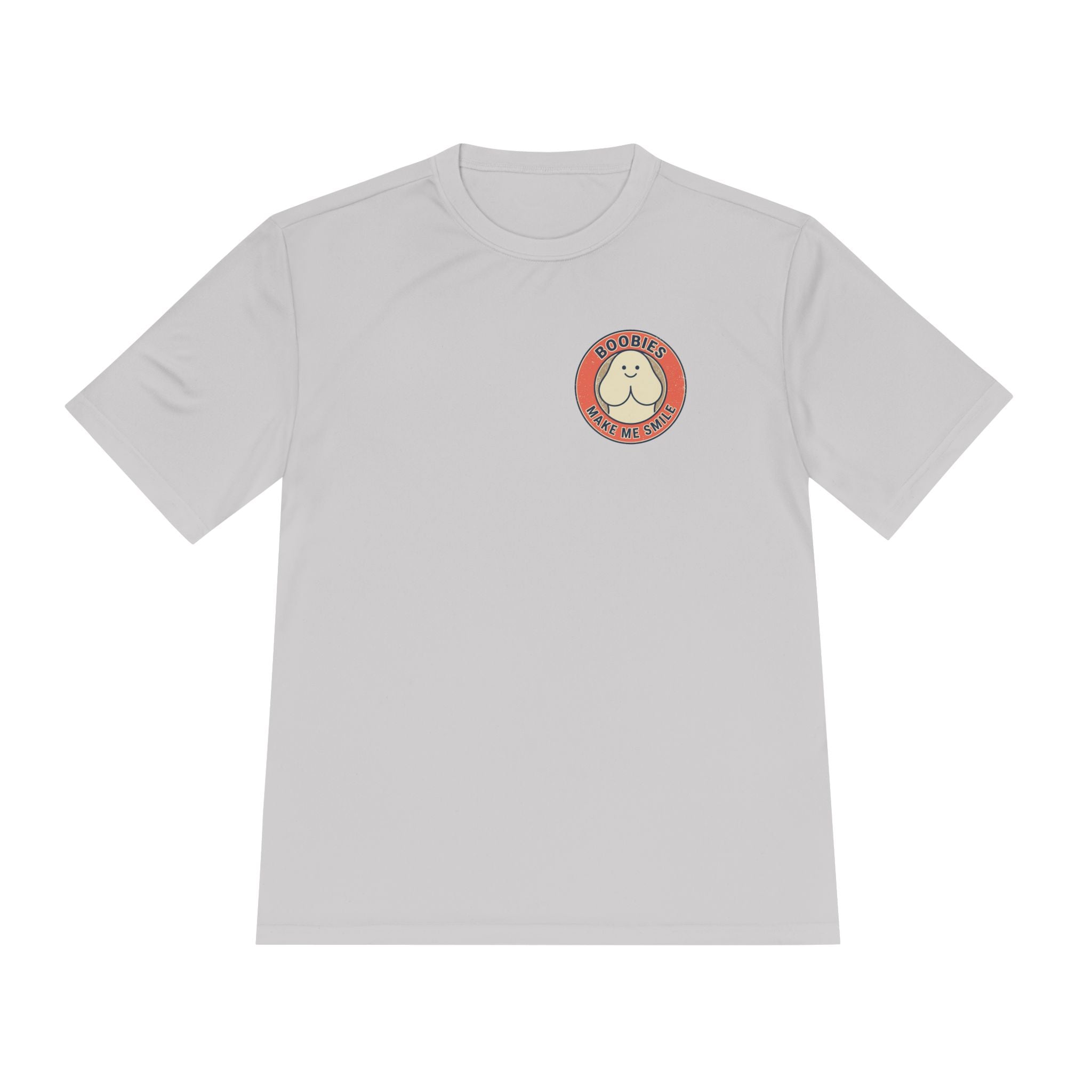 Boobies Make Me Smile Tee — Funny Retro Graphic Shirt