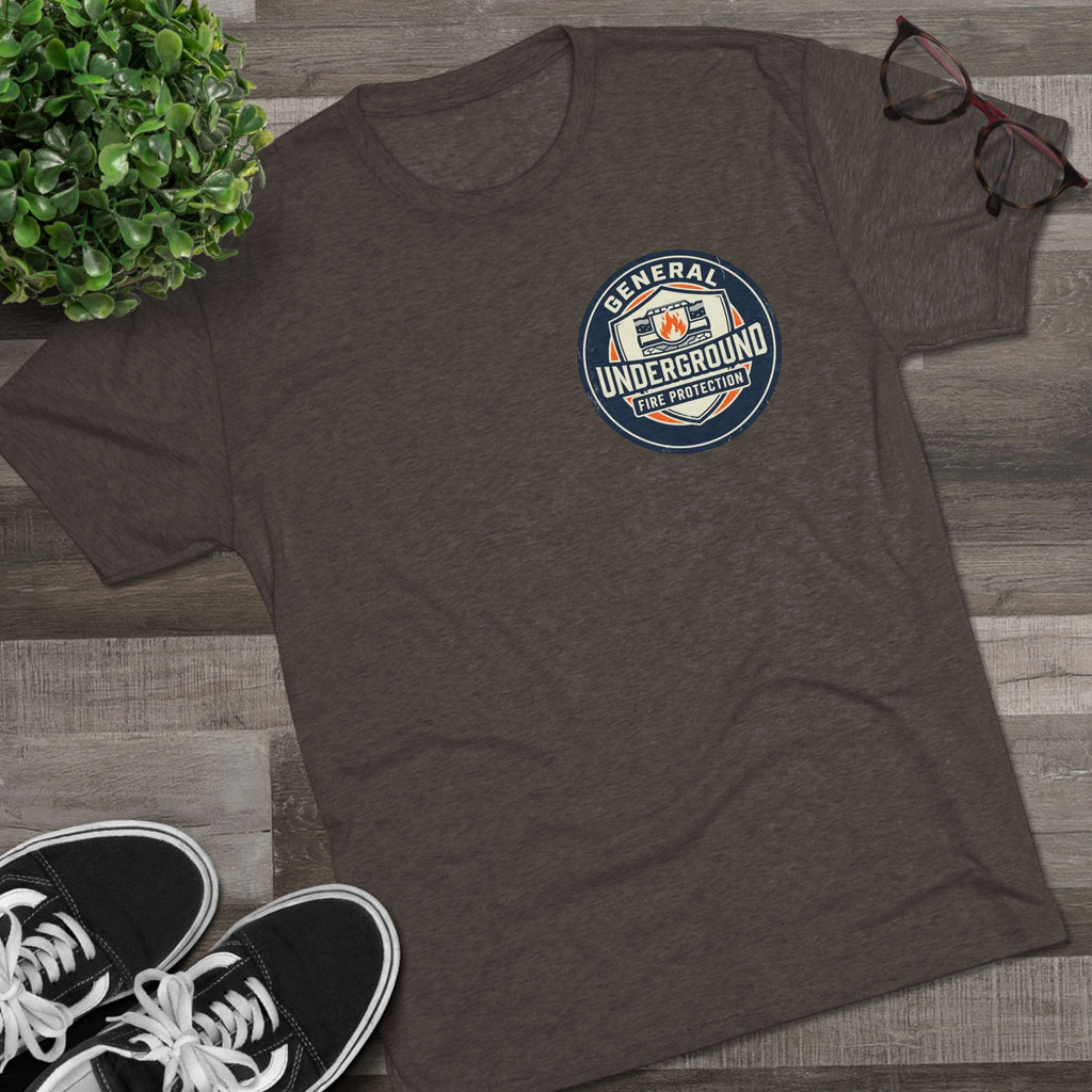 Fire Protection Logo Tee — "General Underground" Badge T-Shirt