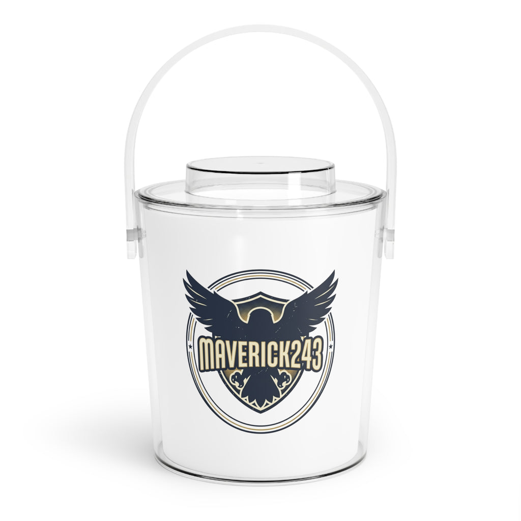 Ice Bucket with Tongs