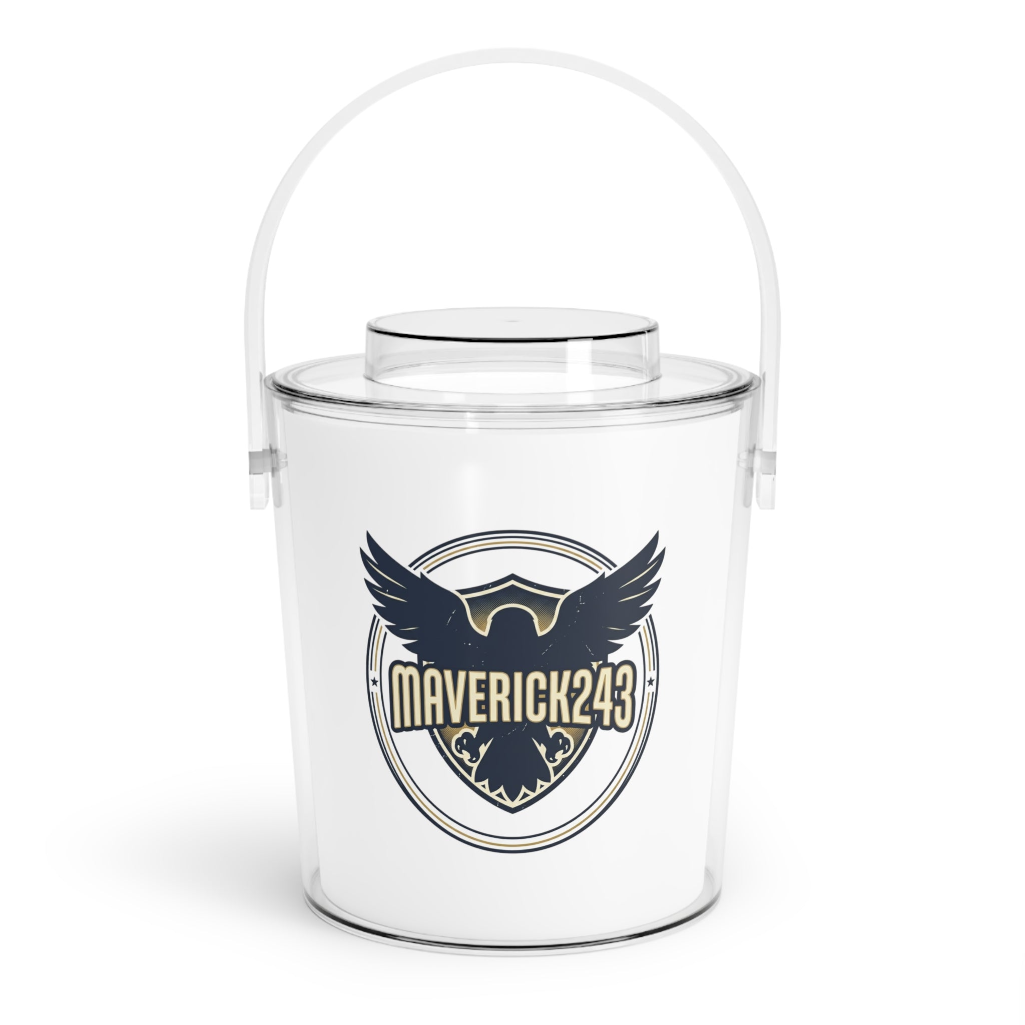 Ice Bucket with Tongs