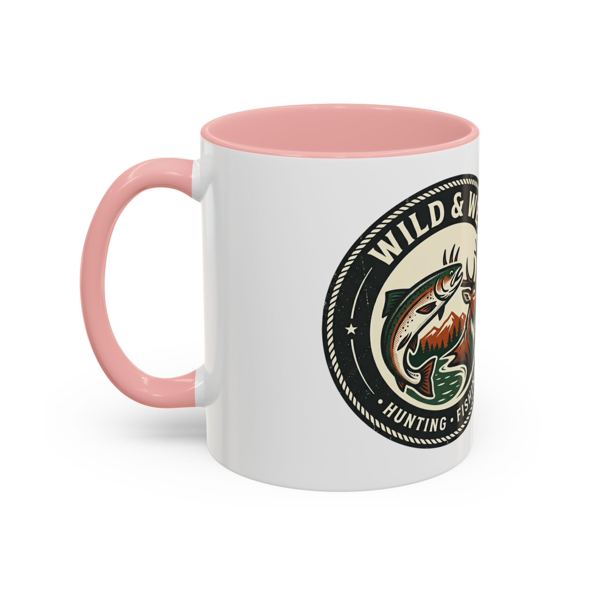 Wild & Wet Coffee Mug — Hunting & Fishing Accent Mug (11/15oz)