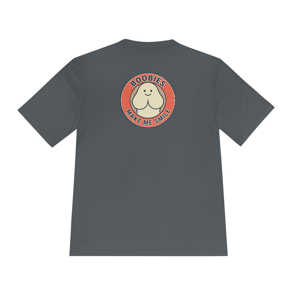 Boobies Make Me Smile Tee — Funny Retro Graphic Shirt