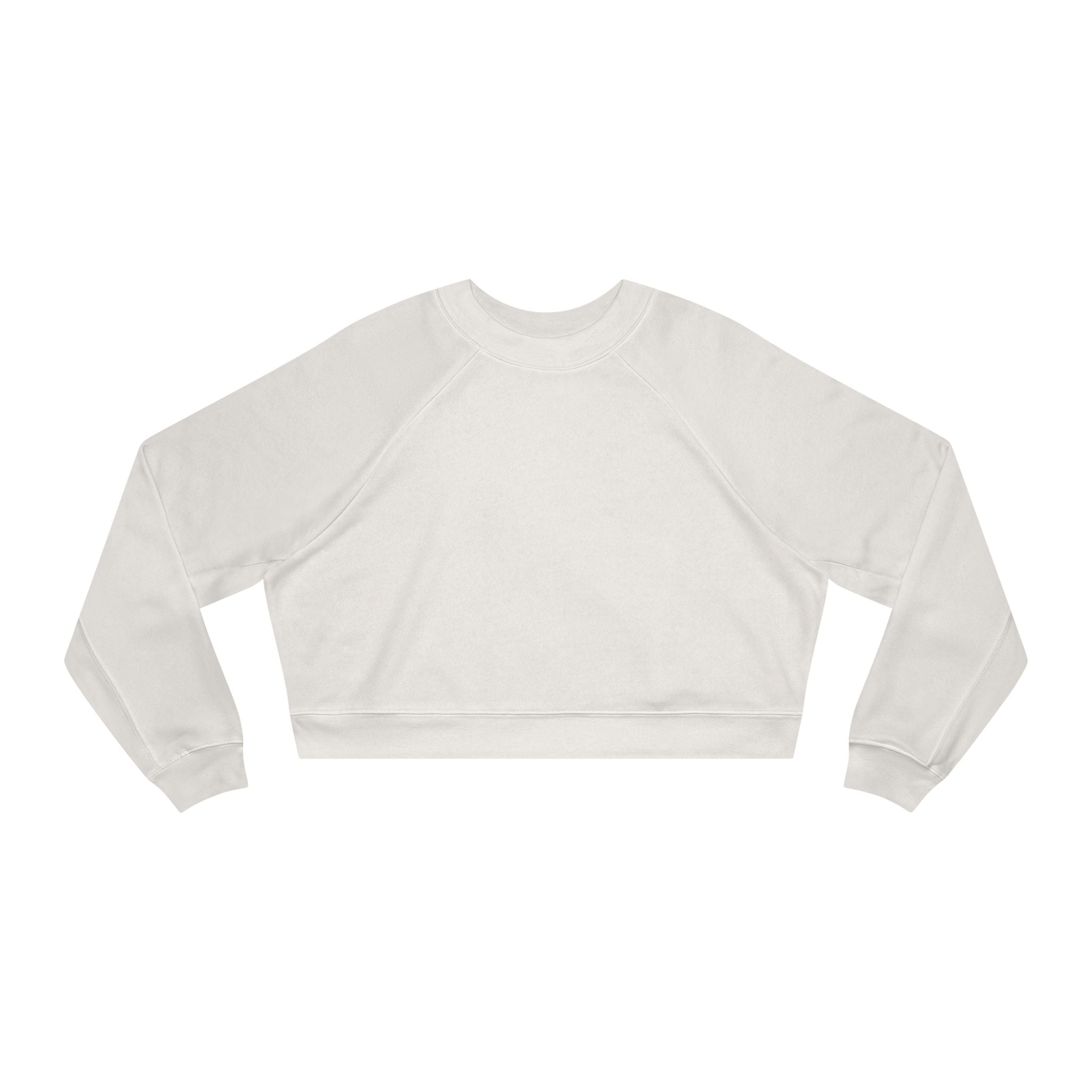 Cropped Pullover — Cozy Women's Fleece Sweatshirt