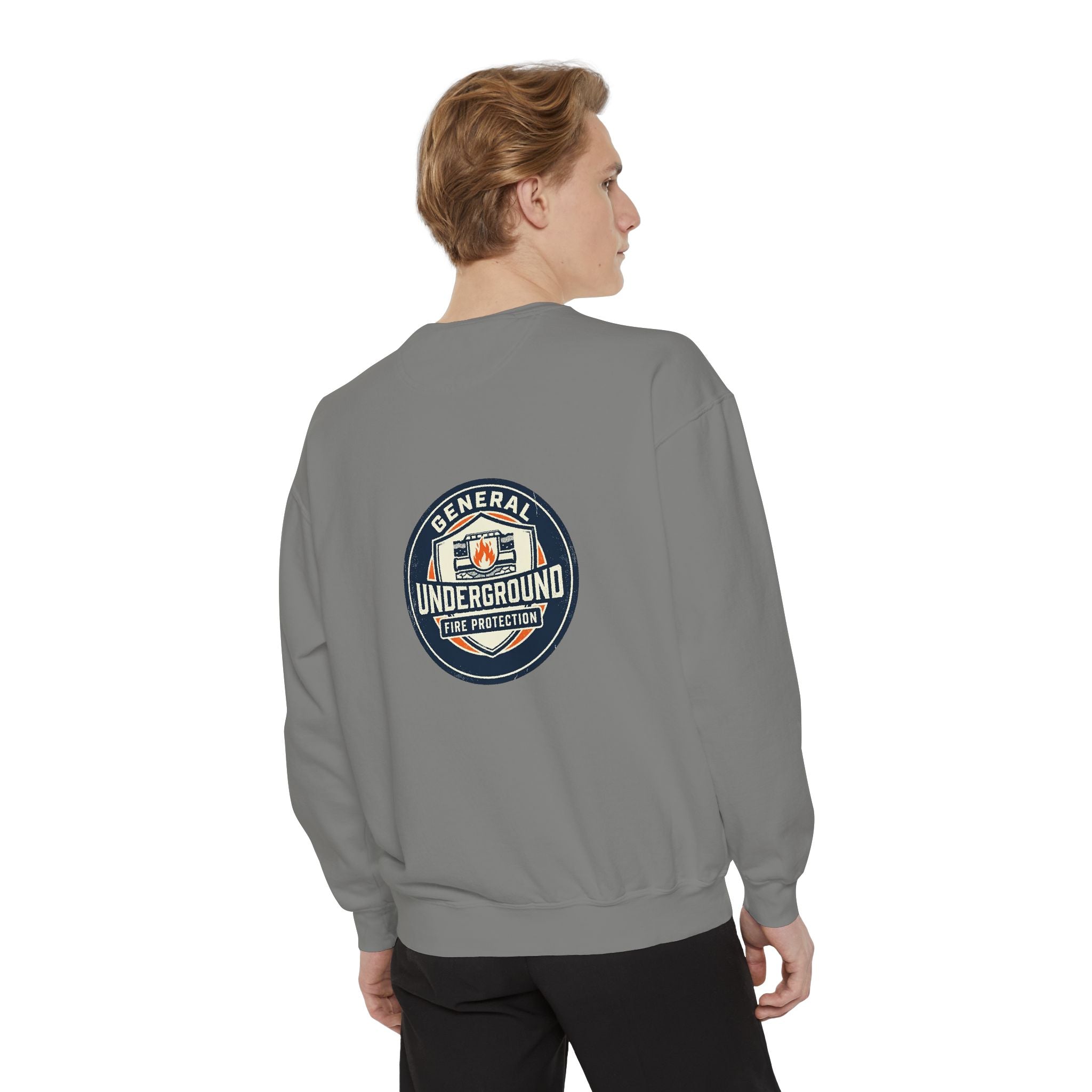 Vintage 'General Underground' Logo Sweatshirt — Distressed Retro Crewneck