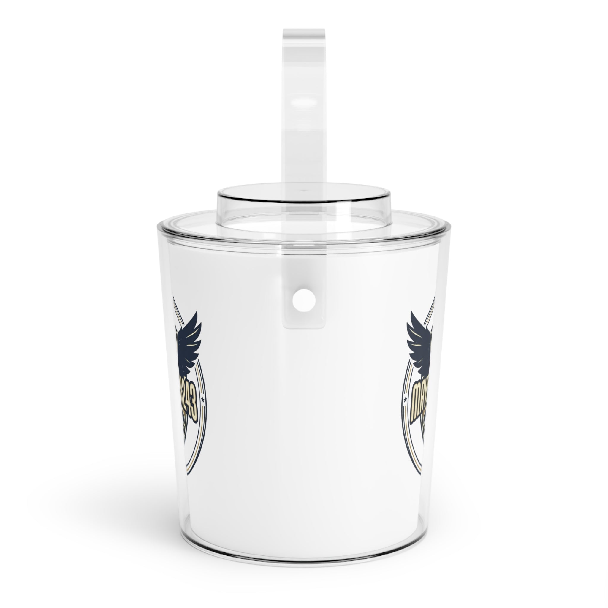 Ice Bucket with Tongs