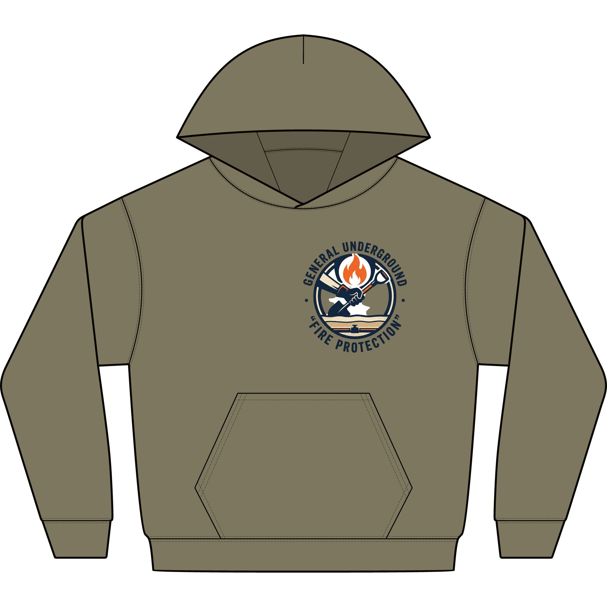 Unisex Mainstreet Heavyweight Hooded Sweatshirt