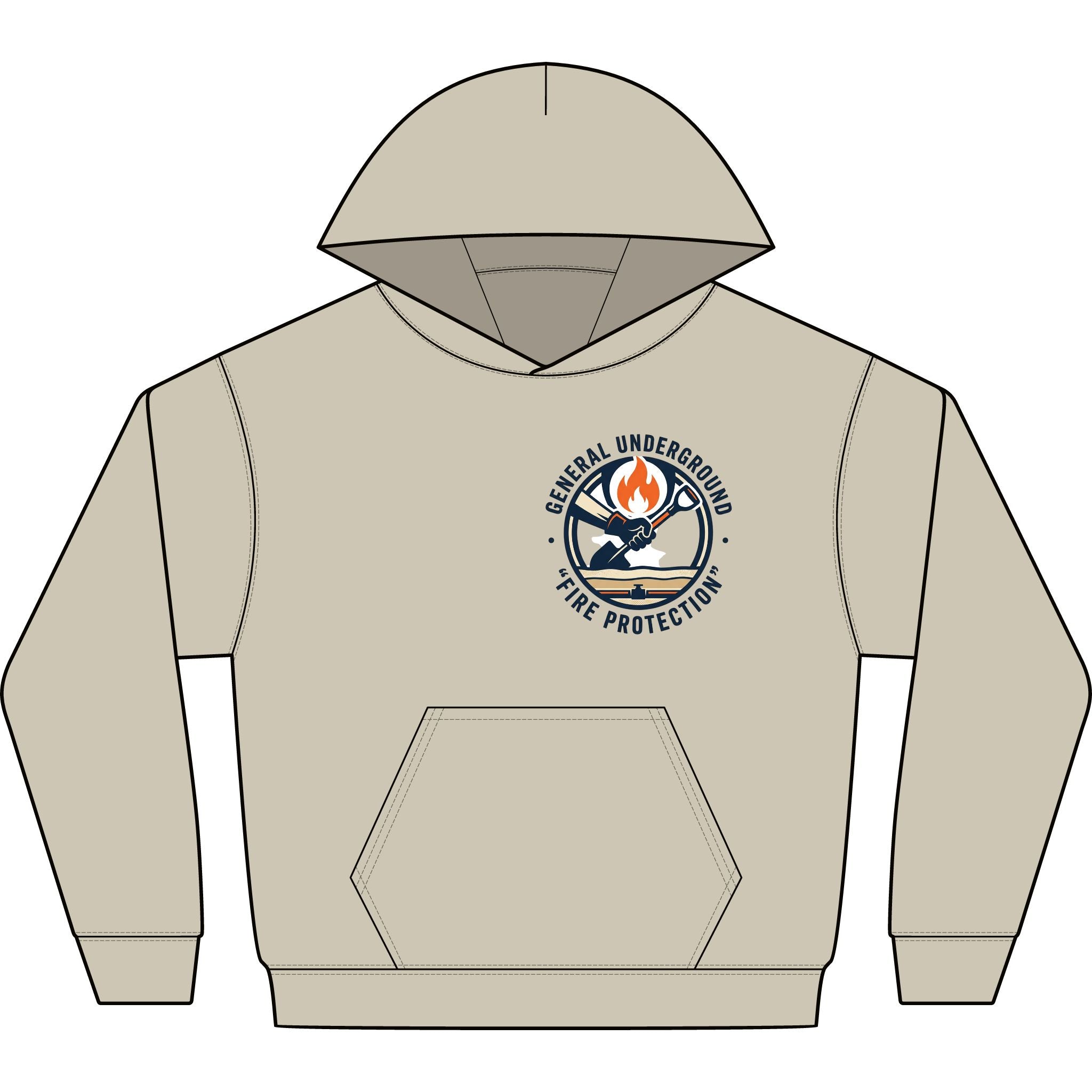Unisex Mainstreet Heavyweight Hooded Sweatshirt