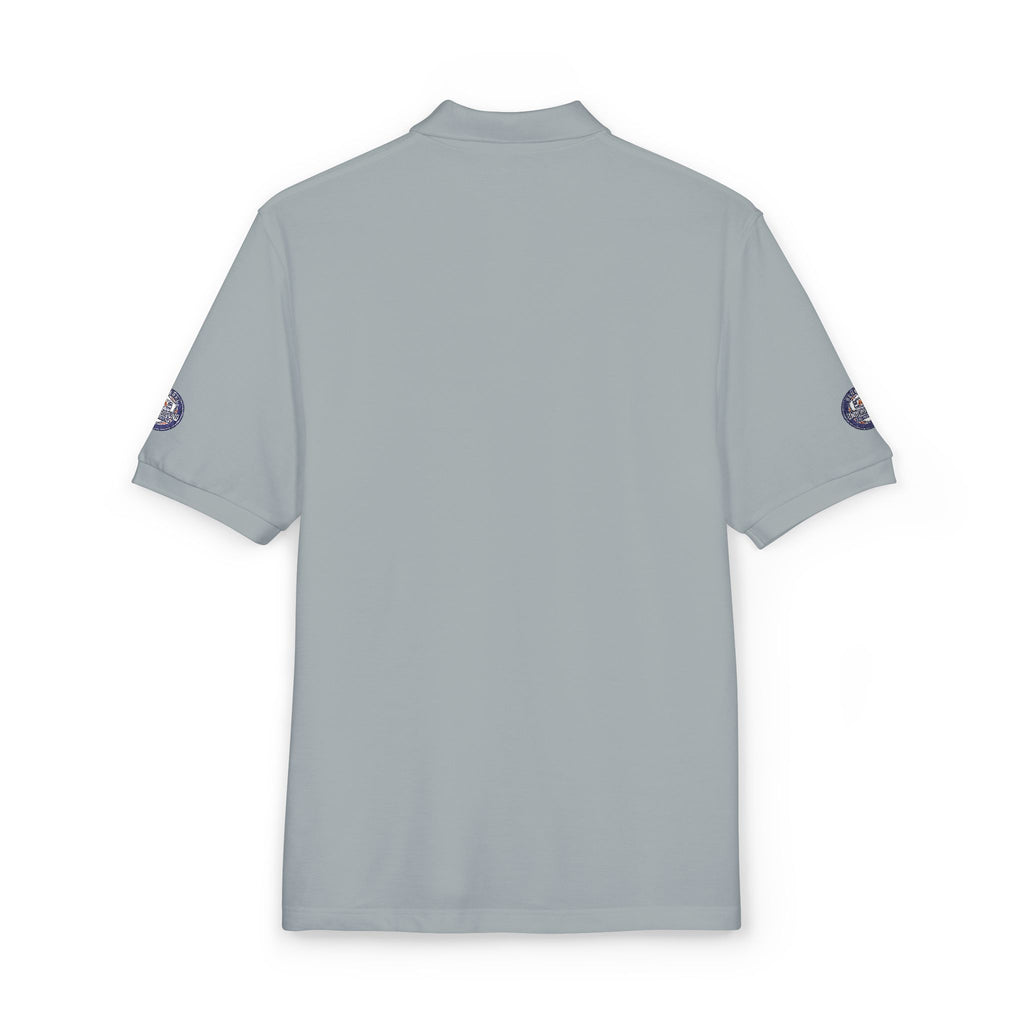 Embroidered Floral Crest Polo