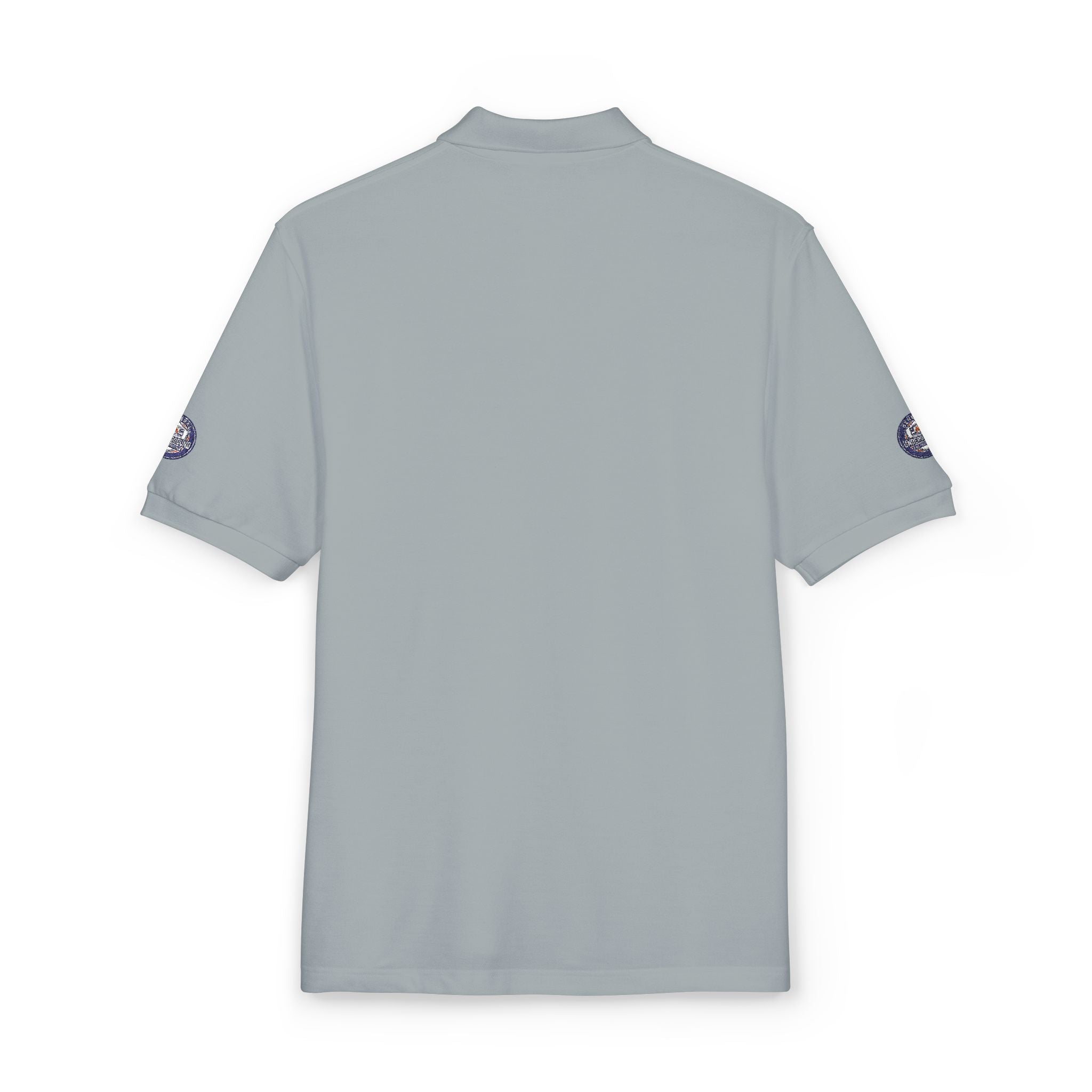 Embroidered Floral Crest Polo