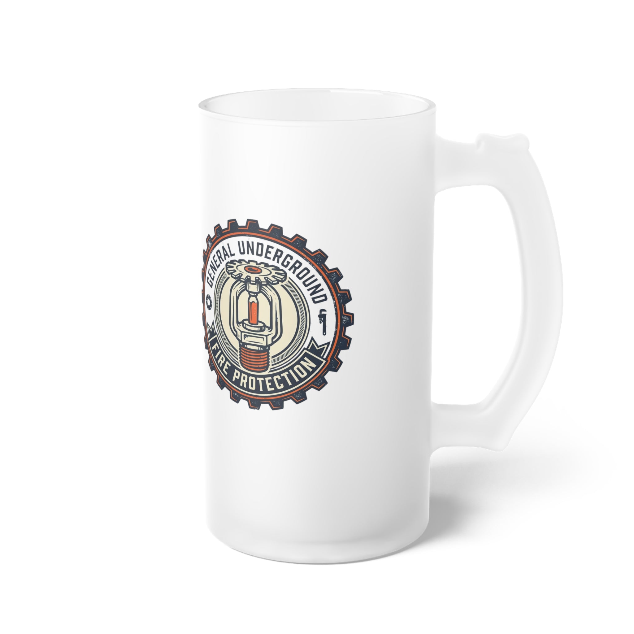 Frosted Glass Beer Mug
