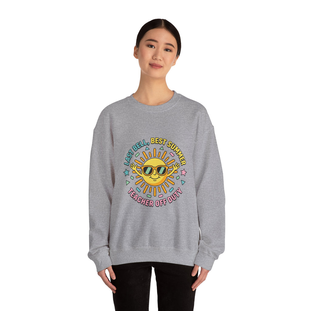 School's Out Sunshine Crewneck Sweatshirt | teacher summer, last day of school