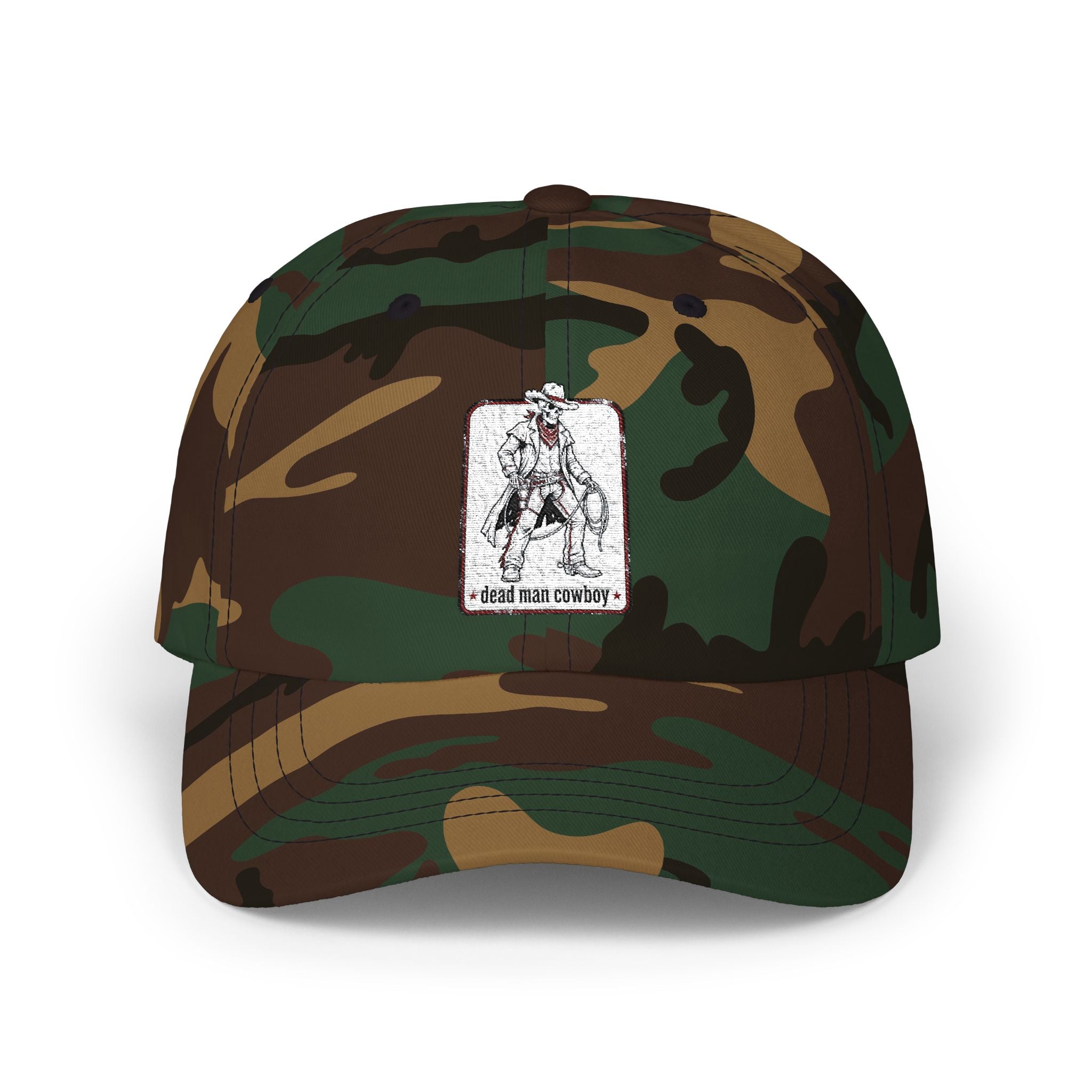 Dad Cap with Vintage Cowboy Rodeo Patch — 'Cowboy Rodeo' Embroidered Hat