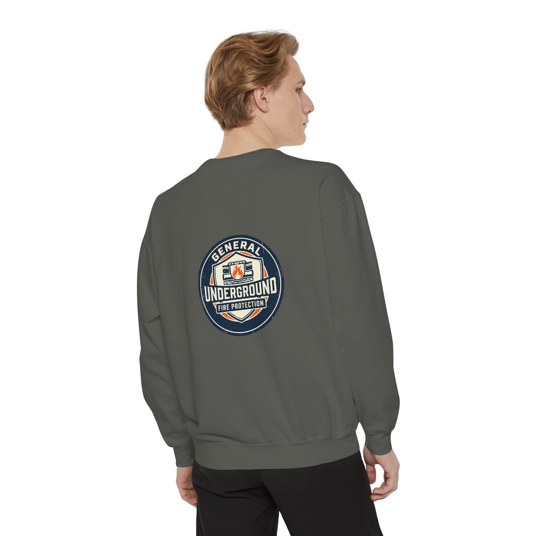 Vintage 'General Underground' Logo Sweatshirt — Distressed Retro Crewneck