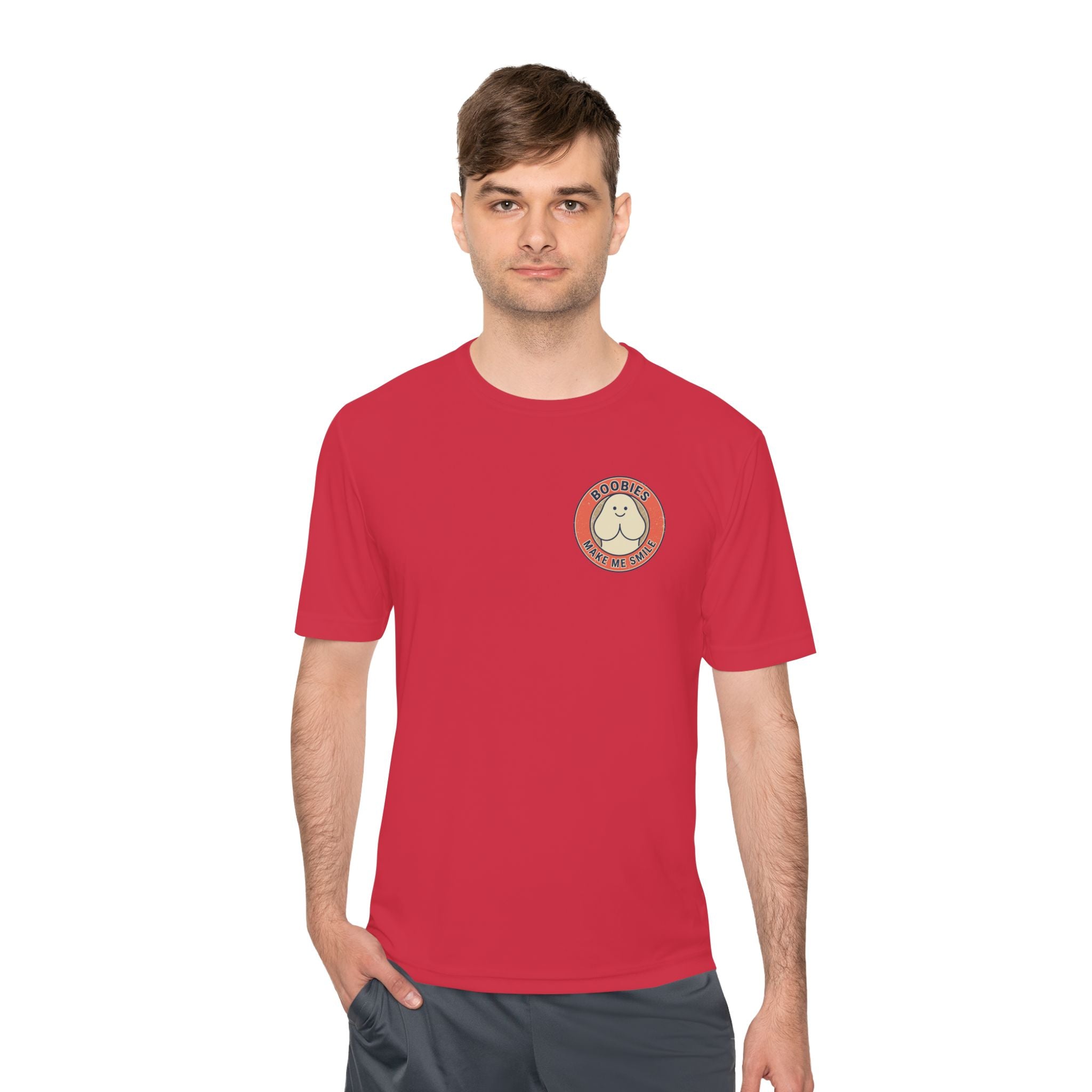 Boobies Make Me Smile Tee — Funny Retro Graphic Shirt