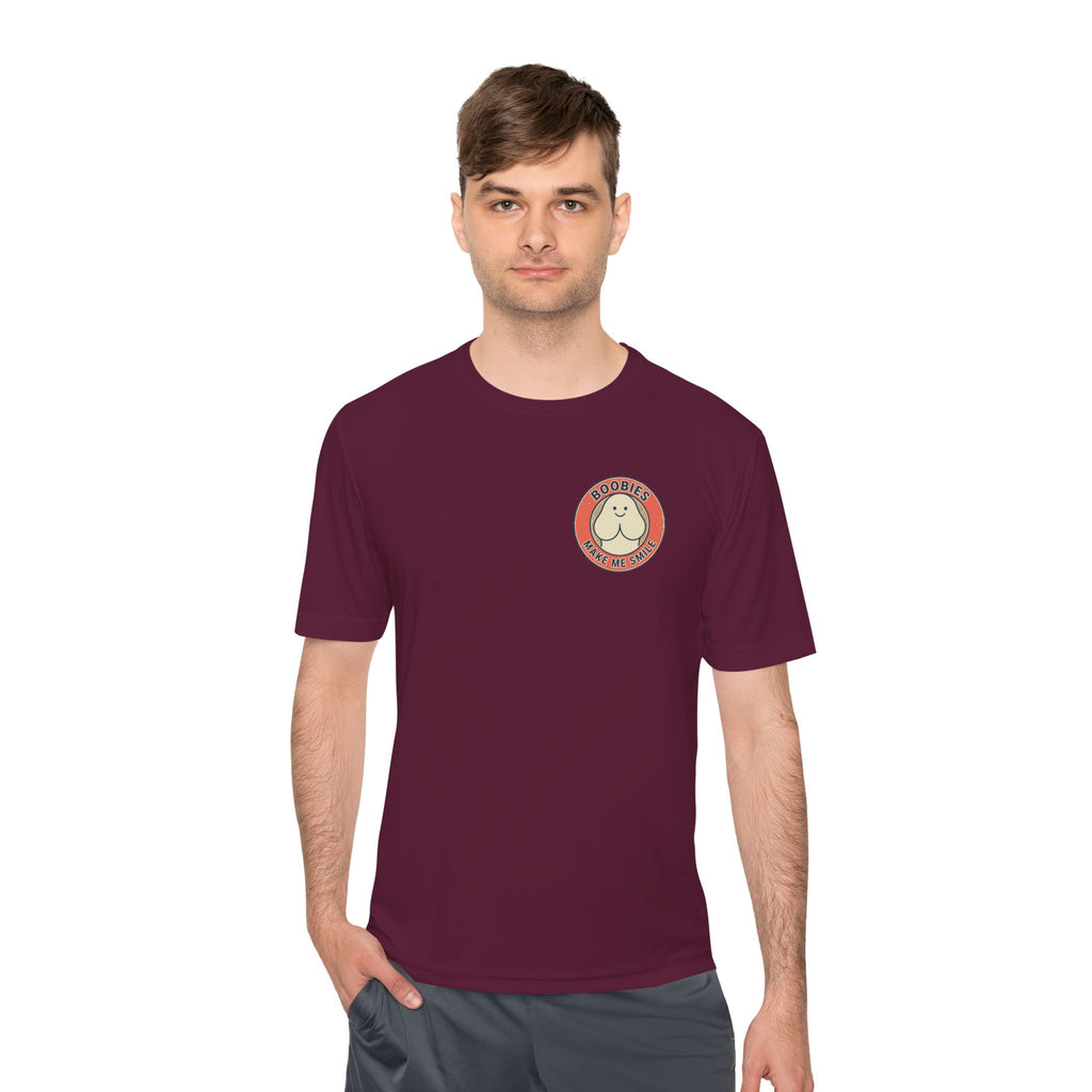 Boobies Make Me Smile Tee — Funny Retro Graphic Shirt
