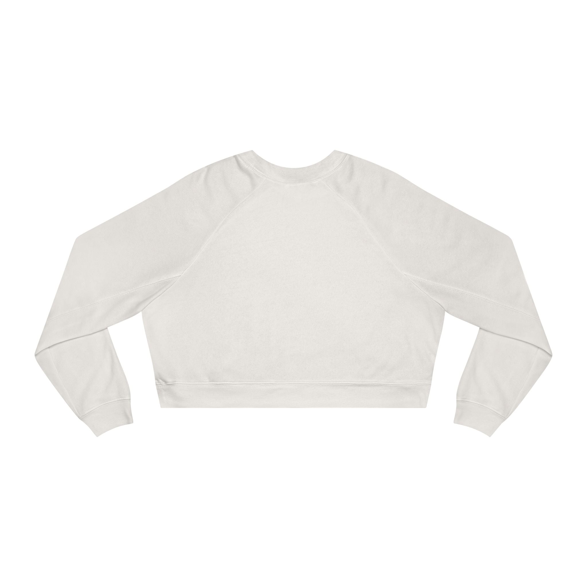 Cropped Pullover — Cozy Women's Fleece Sweatshirt
