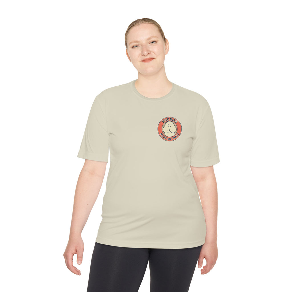 Boobies Make Me Smile Tee — Funny Retro Graphic Shirt