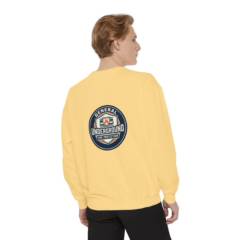 Vintage 'General Underground' Logo Sweatshirt — Distressed Retro Crewneck